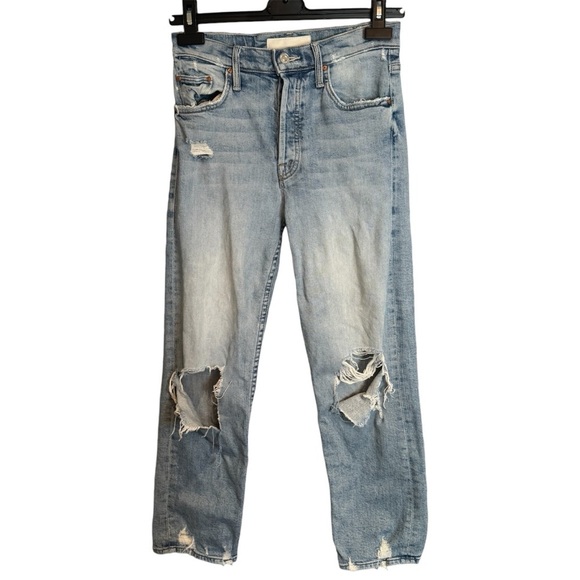 MOTHER Superior The Tomcat Jeans The‎  Confession Size 25 Light Wash High Rise - Picture 1 of 16
